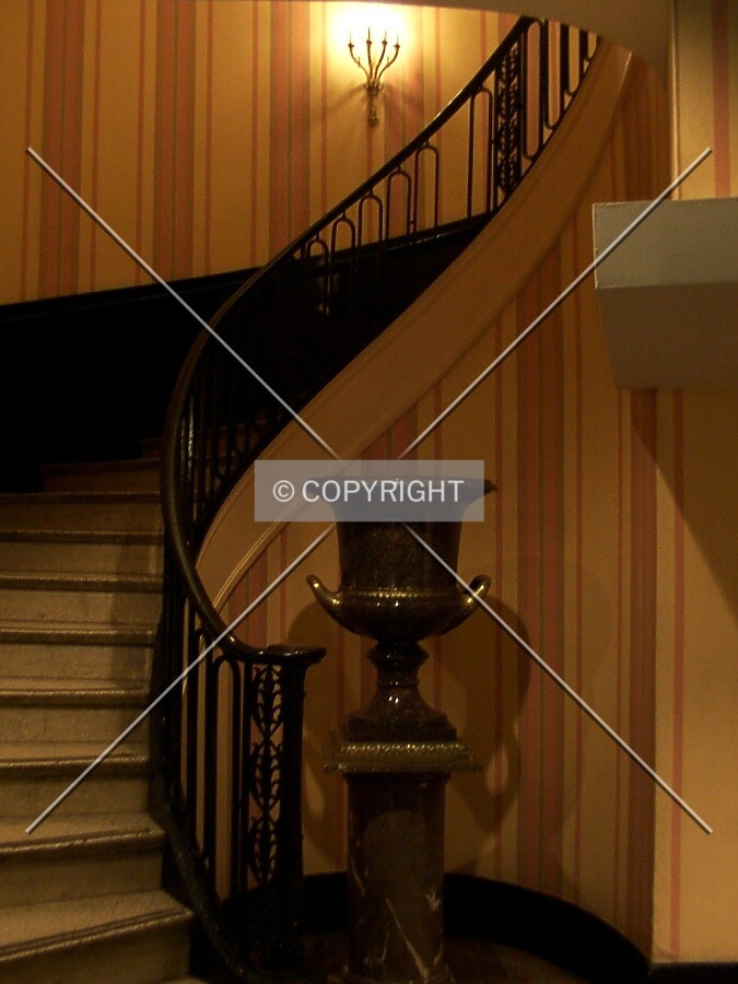 Bottom of a staircase
