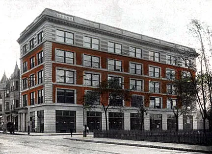 Vintage view from the southwest