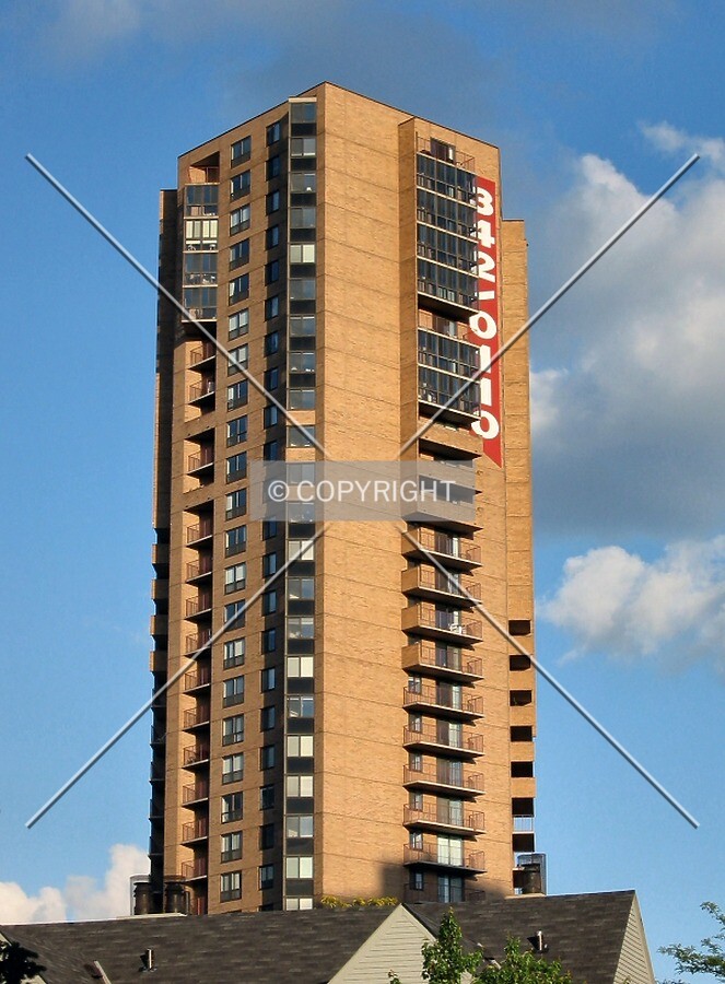 View to the southeast from Yale Place