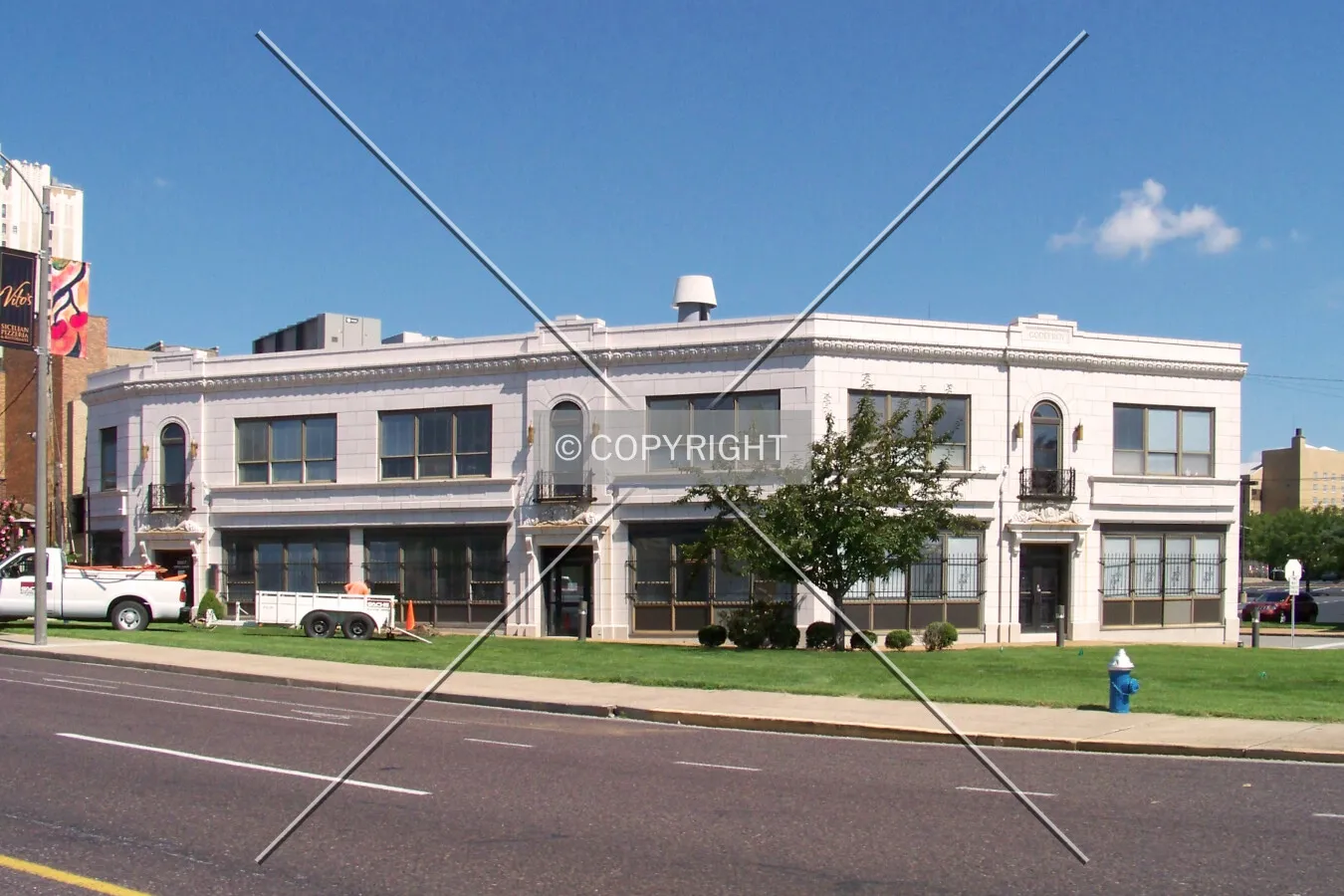 View from the south; July 31, 2009
