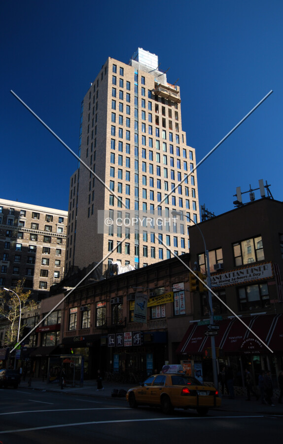 Viewed from Broadway looking northeast