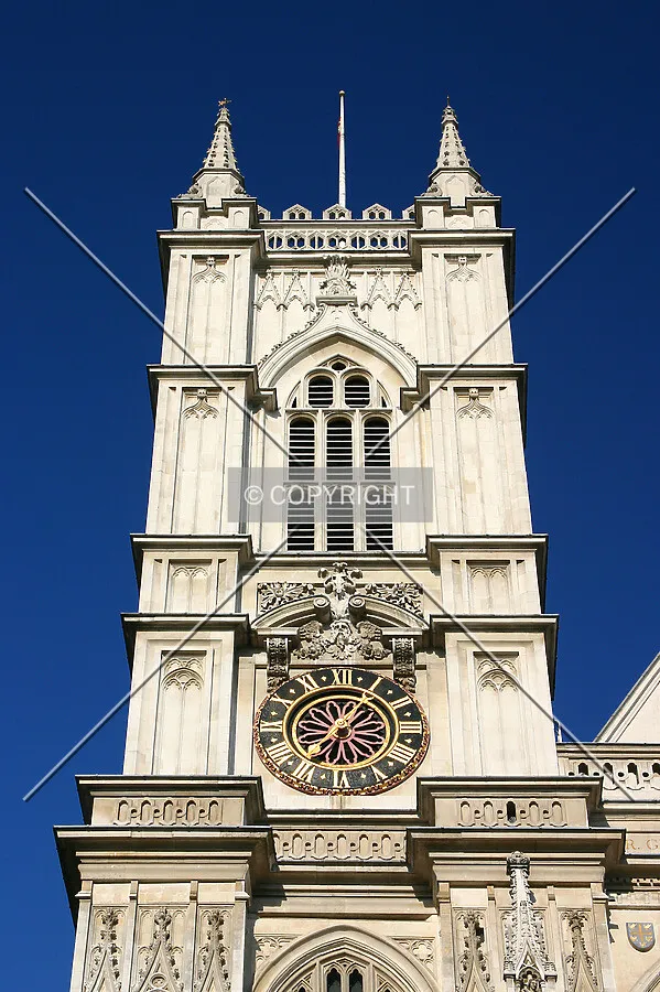 View east of the north tower