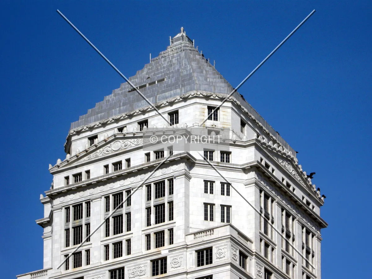 Looking up from the southeast