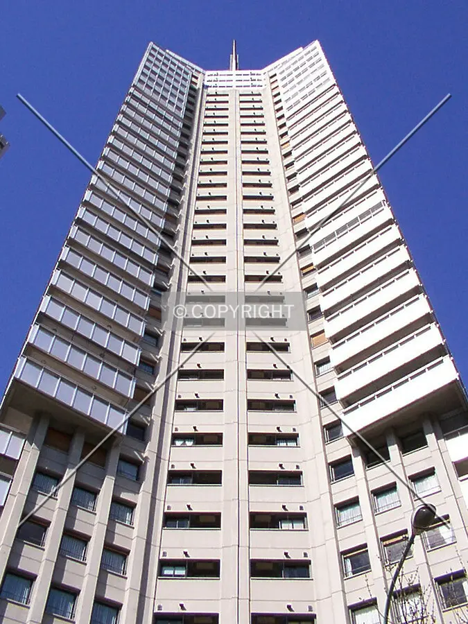 Looking up the north side