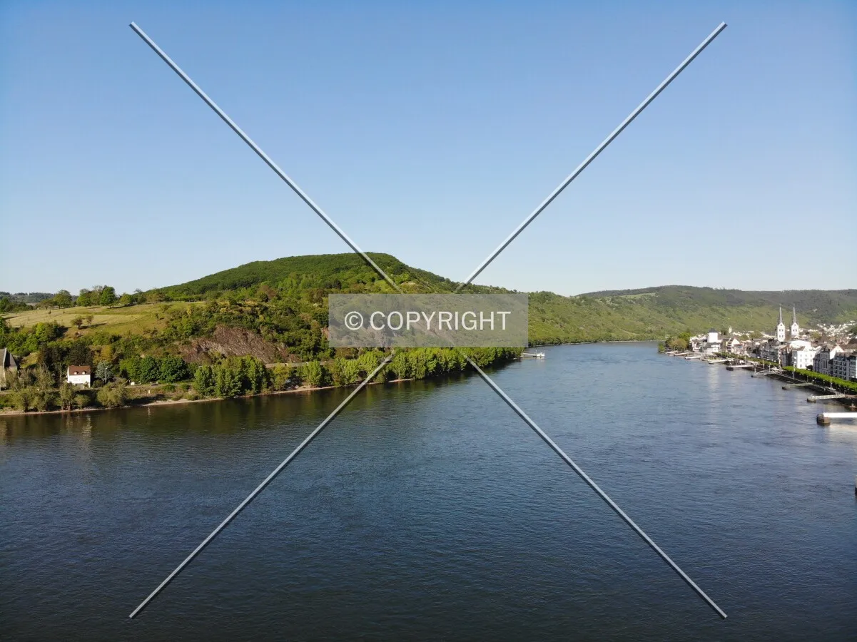 Above the rhine river