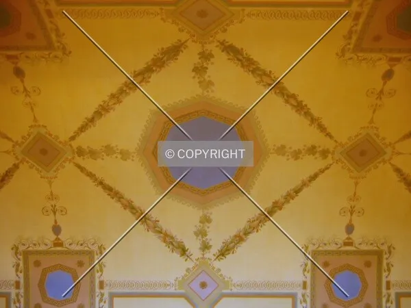 Ceiling at the east entrance