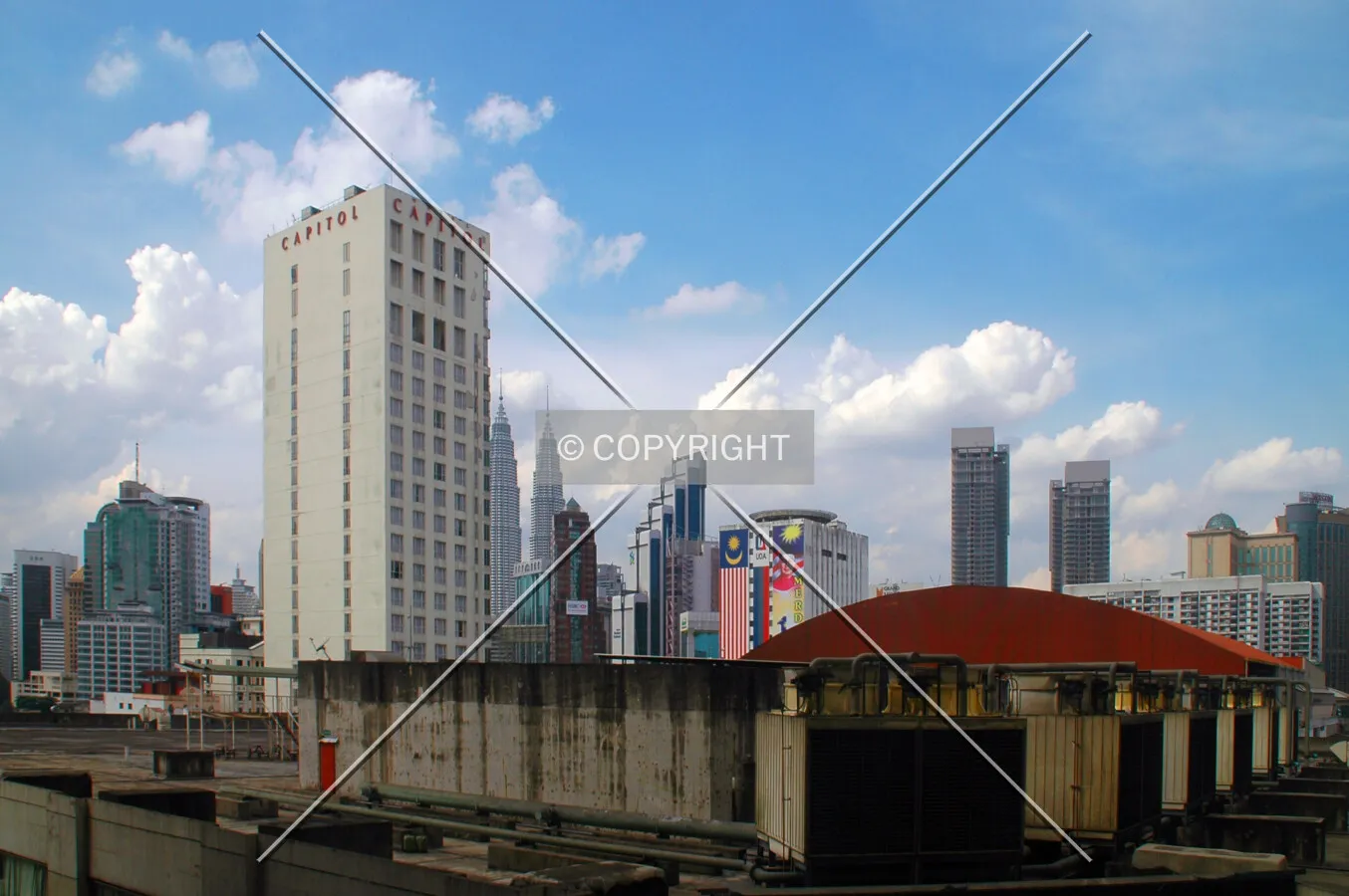 Elevated view from Melia Hotel