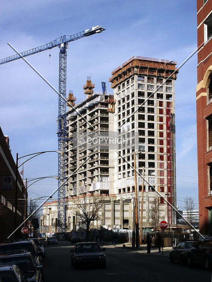 Looking north on Calumet Avenue