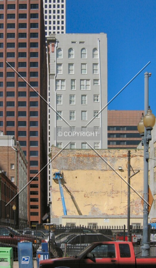View to the west from Magazine Street