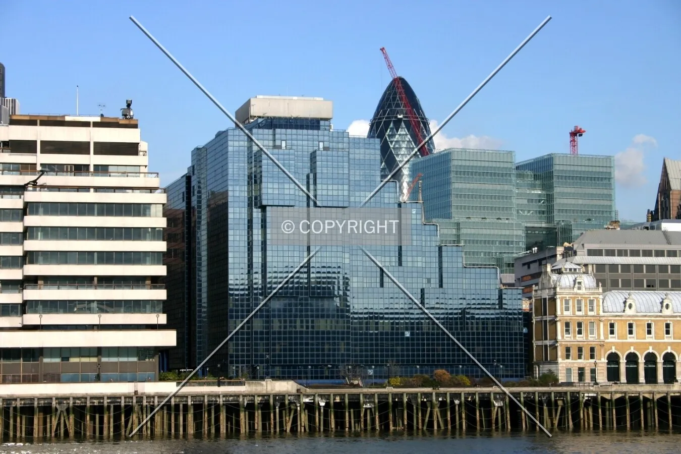 View across the Thames from Queen's Walk