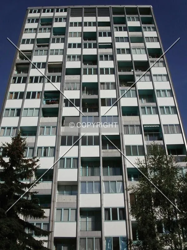 Look up view of the front side
