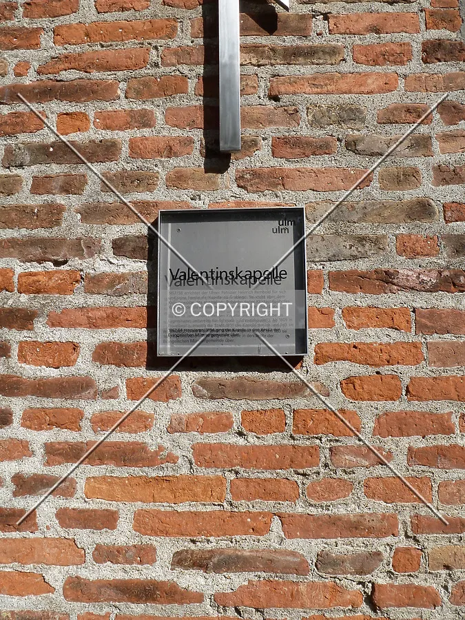 Sign on Valentinskapelle