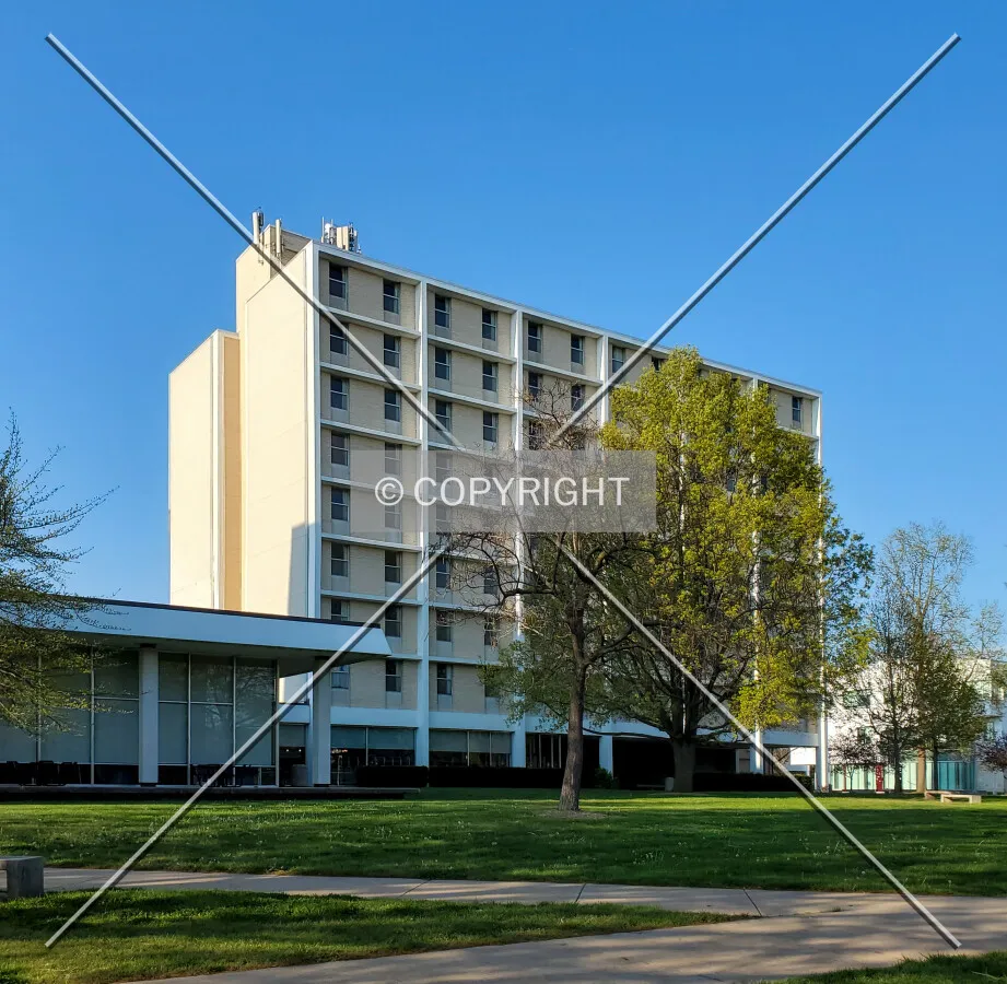 Southwest view; April 15, 2020