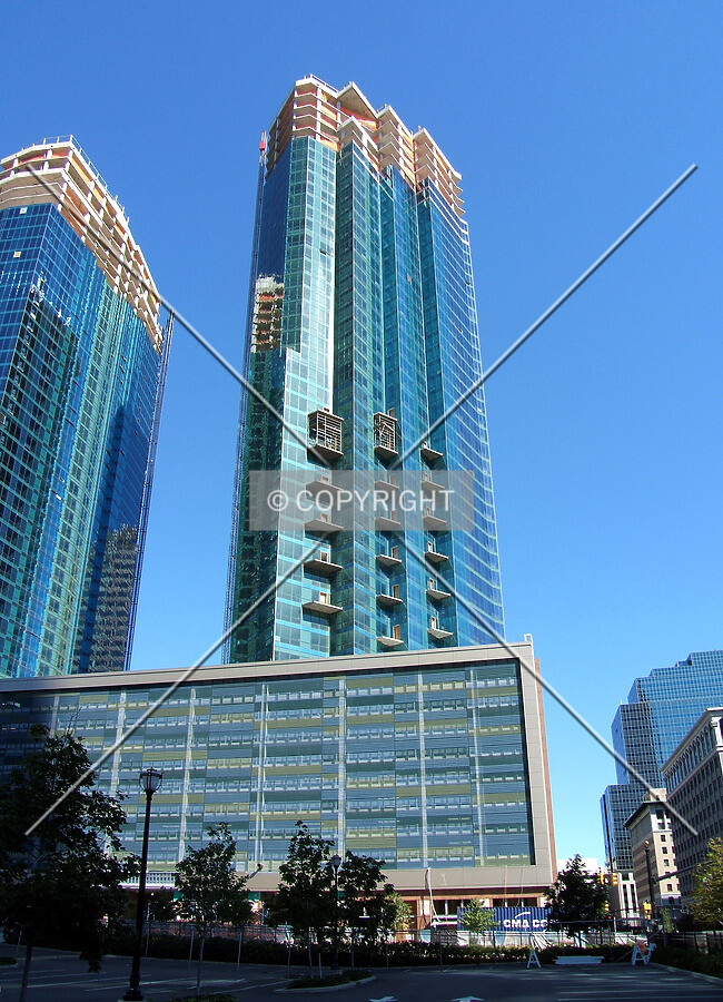 View from the south at Morris and Hudson Streets