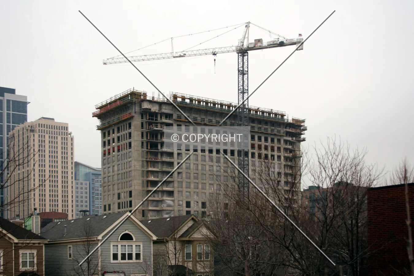 Looking southeast from Roosevelt Road