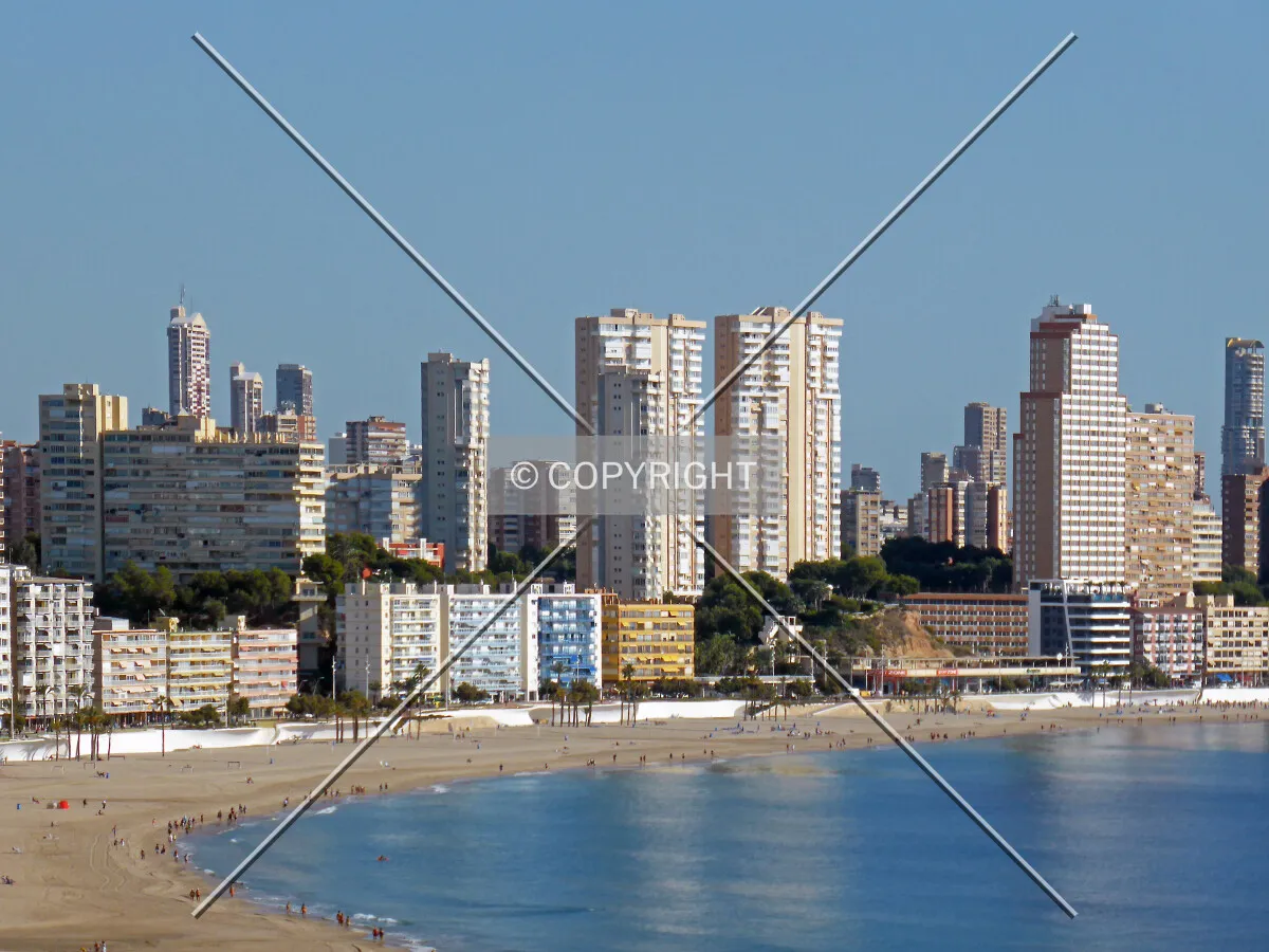 Benidorm skyline
