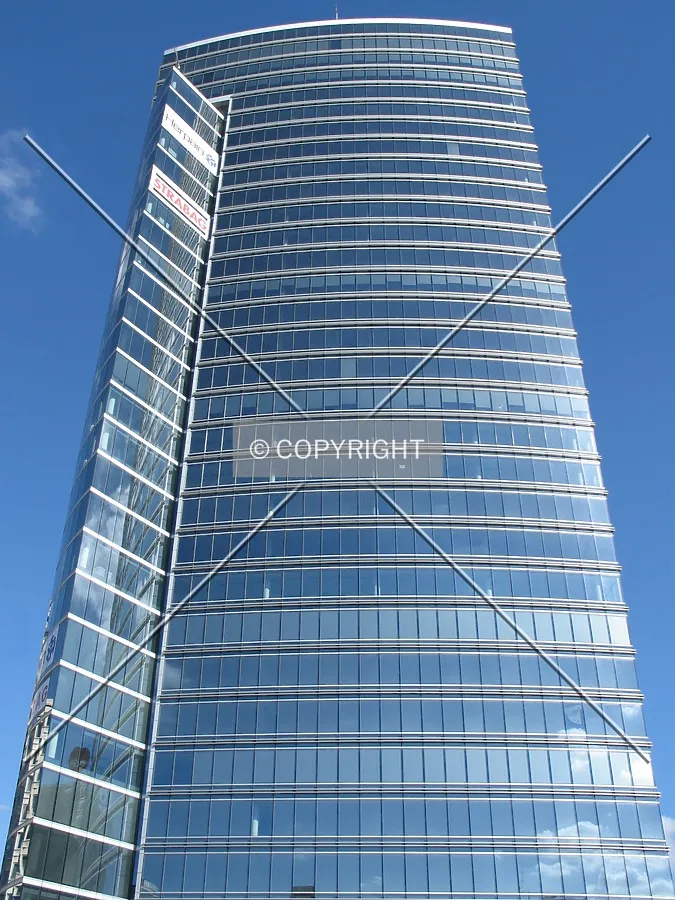 Looking up from the south