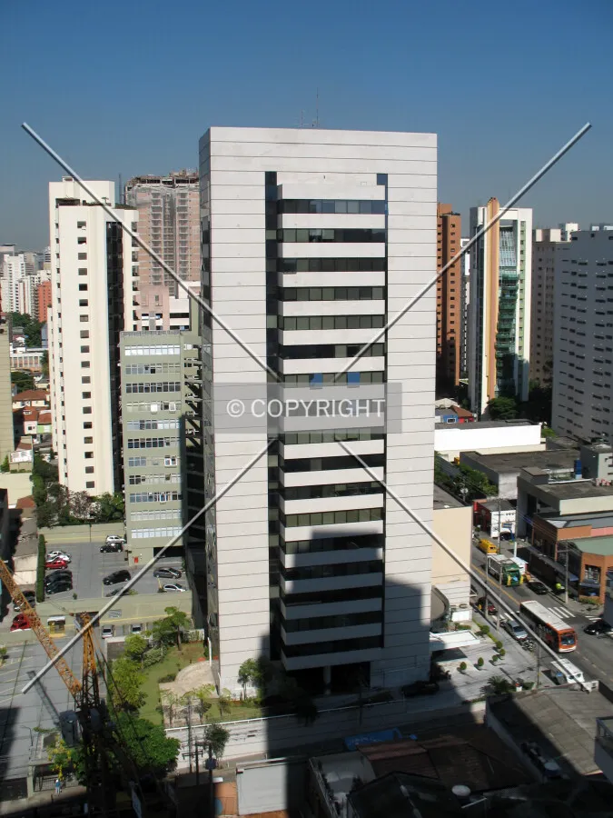 Seen from a nearby building