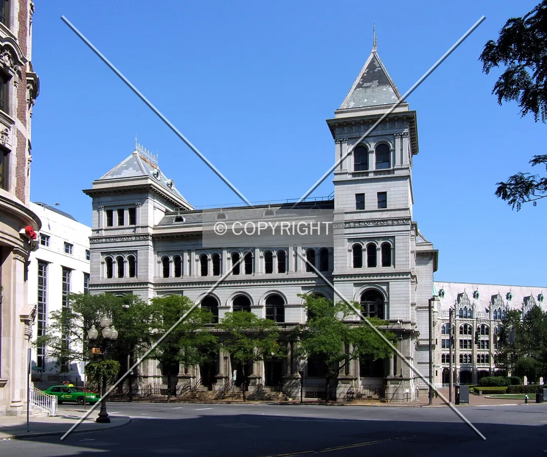 View from the west at Broadway and State Street