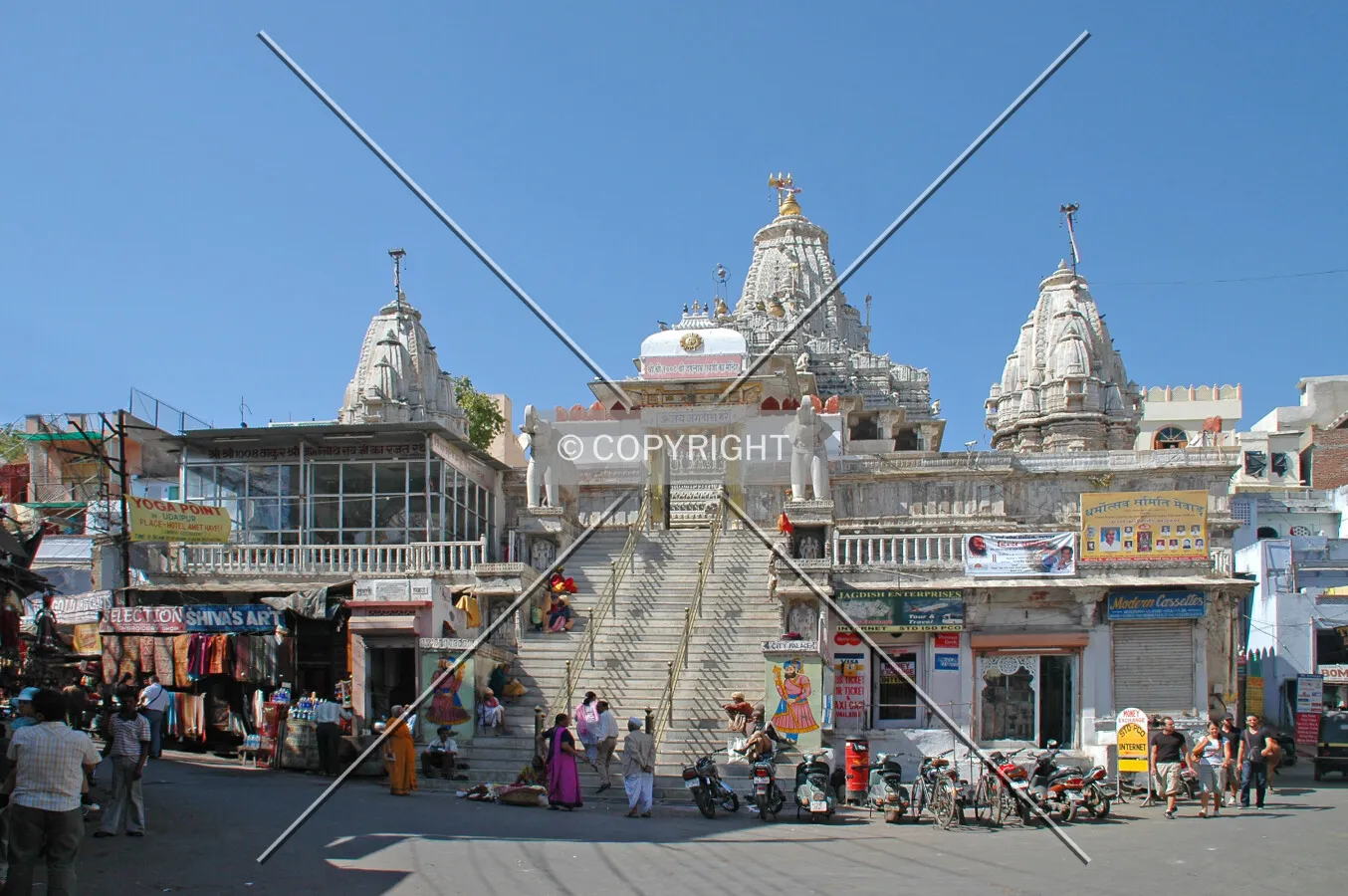 As seen from the east