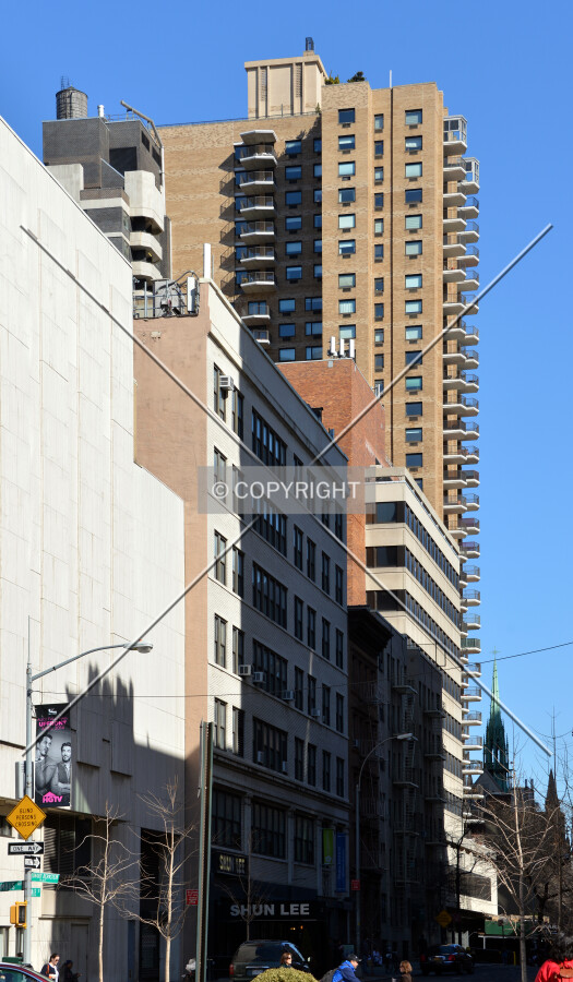 View from the northwest on 65th Street