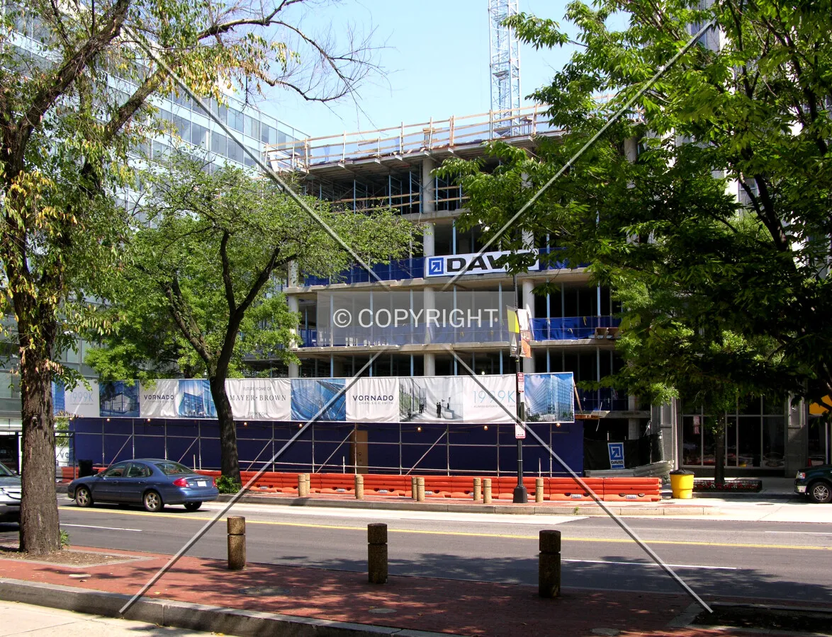 From the southeast across K Street