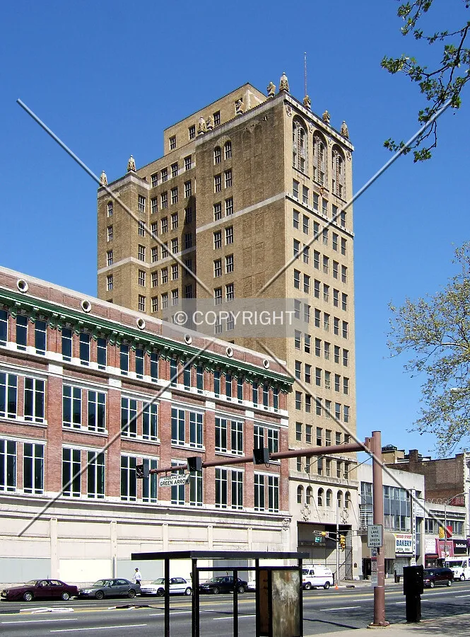 View from the southeast across Broad Street