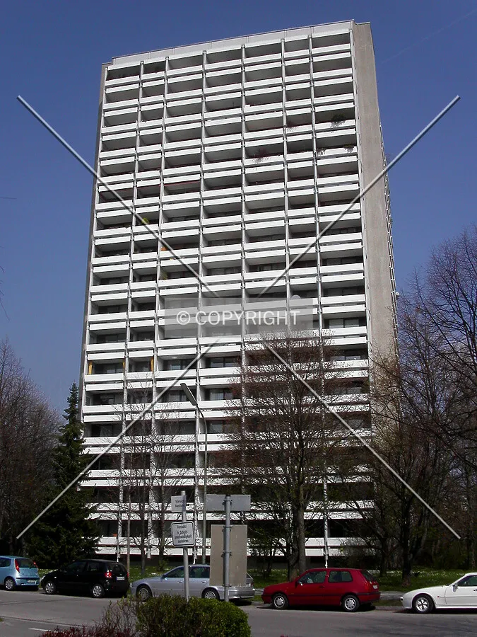 Southern side of the building