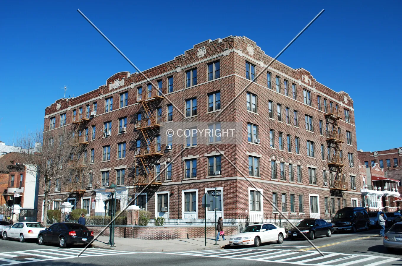 Viewed from the southeast