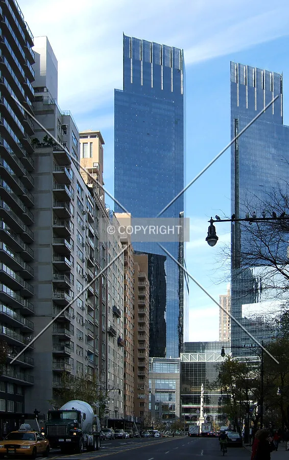 View from the southeast along Central Park South