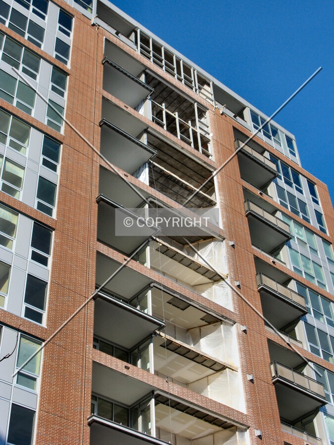 Looking up from 3rd Avenue SE