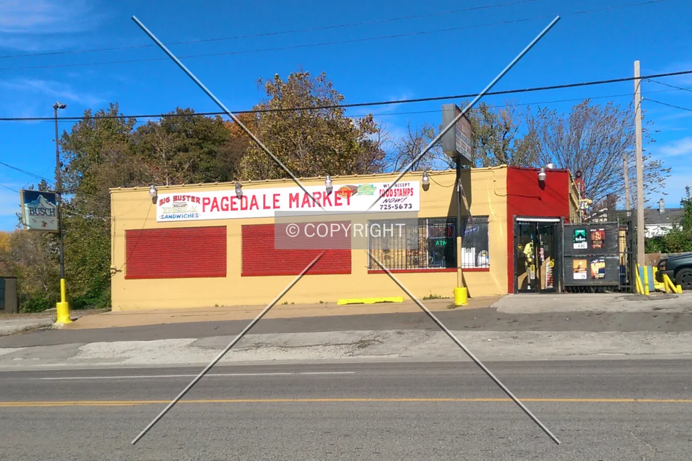 View from the south; October 28, 2014