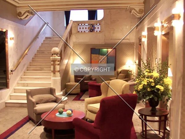 Lobby, facing southeast