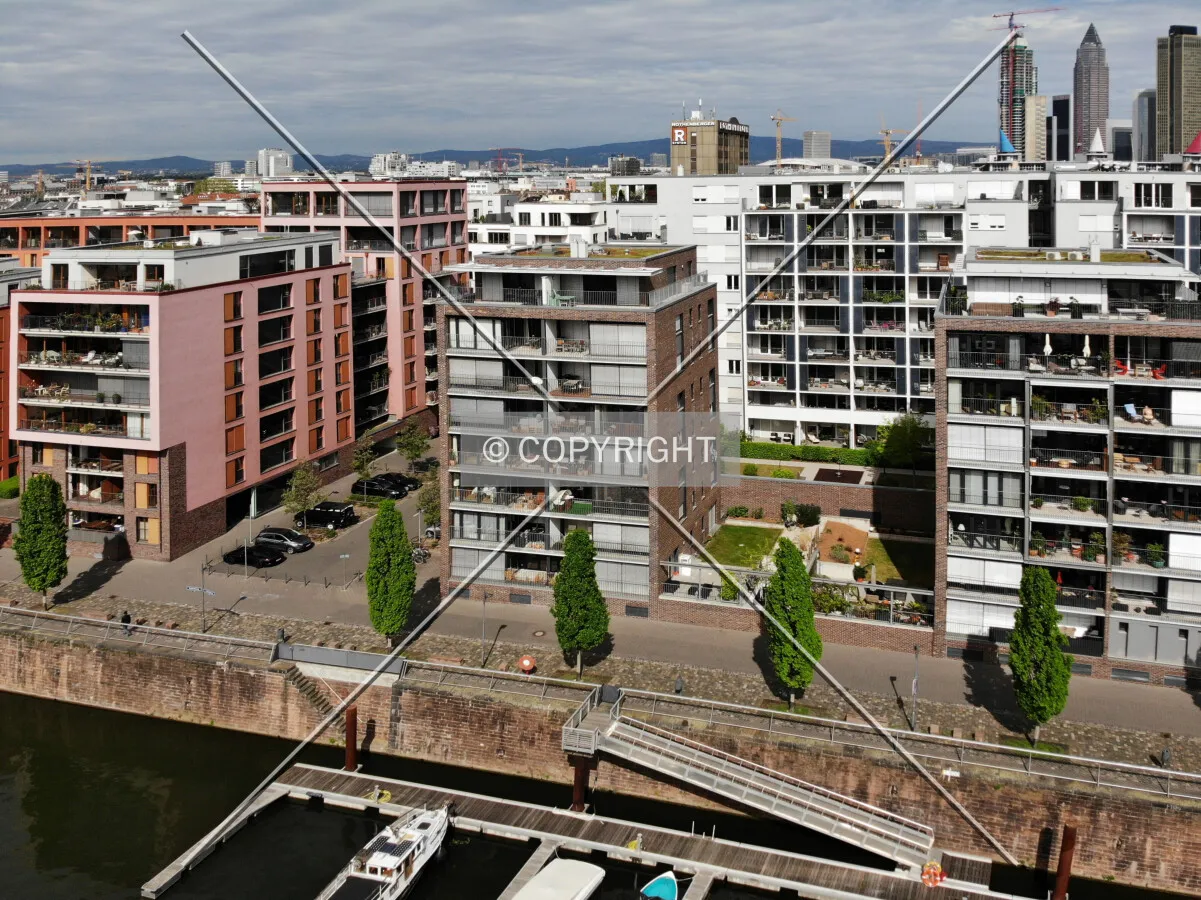 Buildings at Westhafen Frankfurt