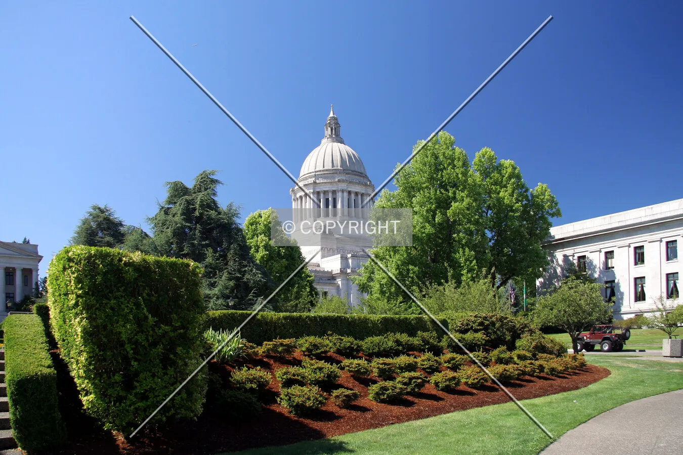View from the northeast