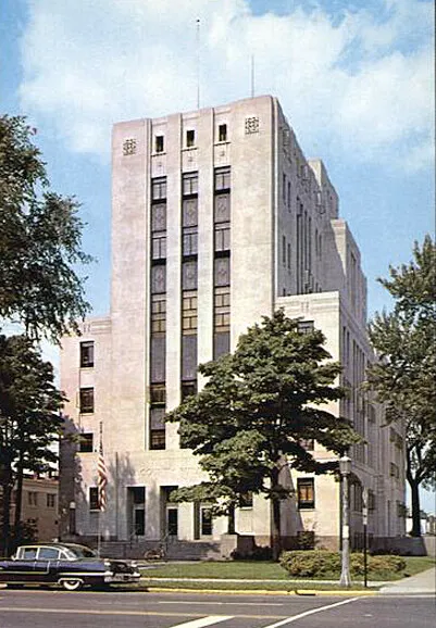 Vintage view from the southeast