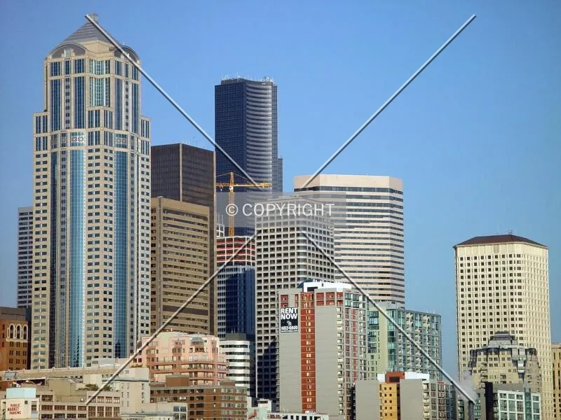 Seattle skyline from the northwest