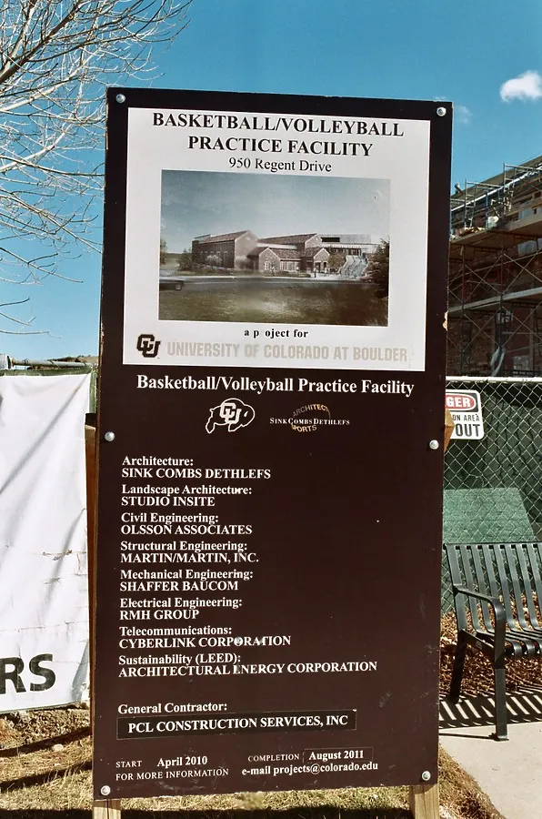 Construction signage