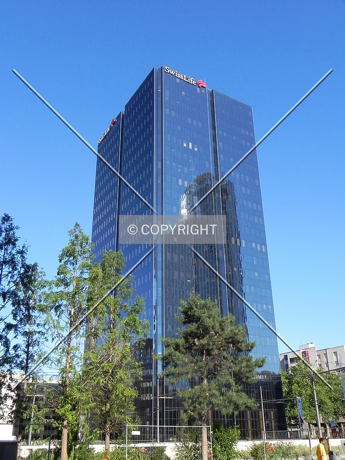 Corner view from the northwest.