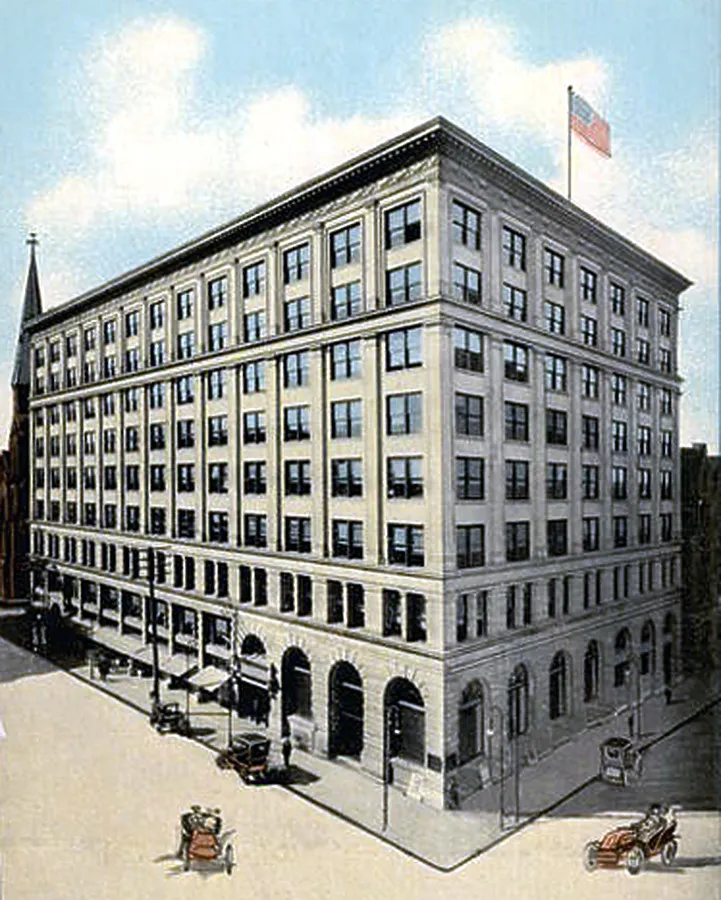 Vintage view from the southeast