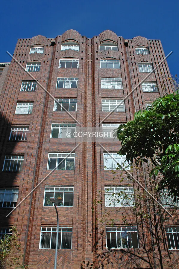 Looking up the north side
