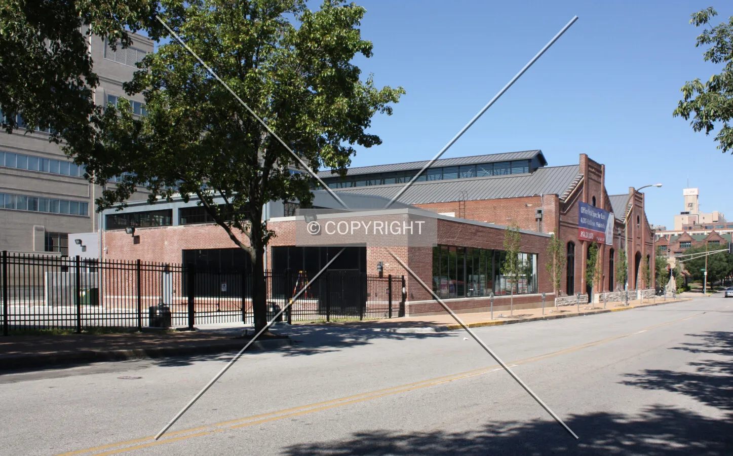 View from the northeast
