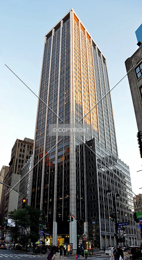 View from the northwest at Broadway and 32nd Street