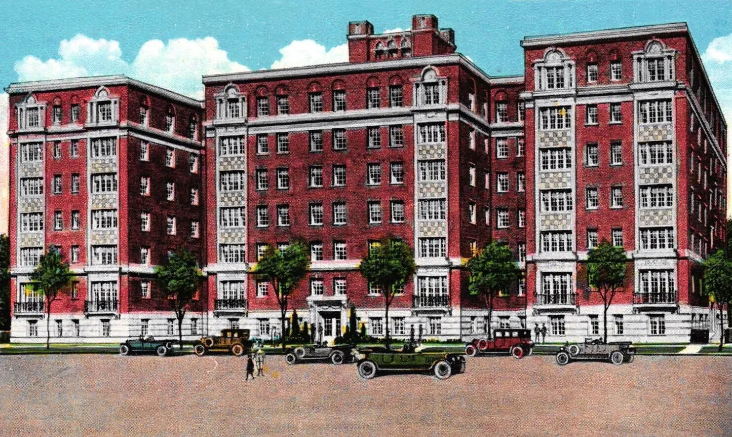 Vintage view from the south