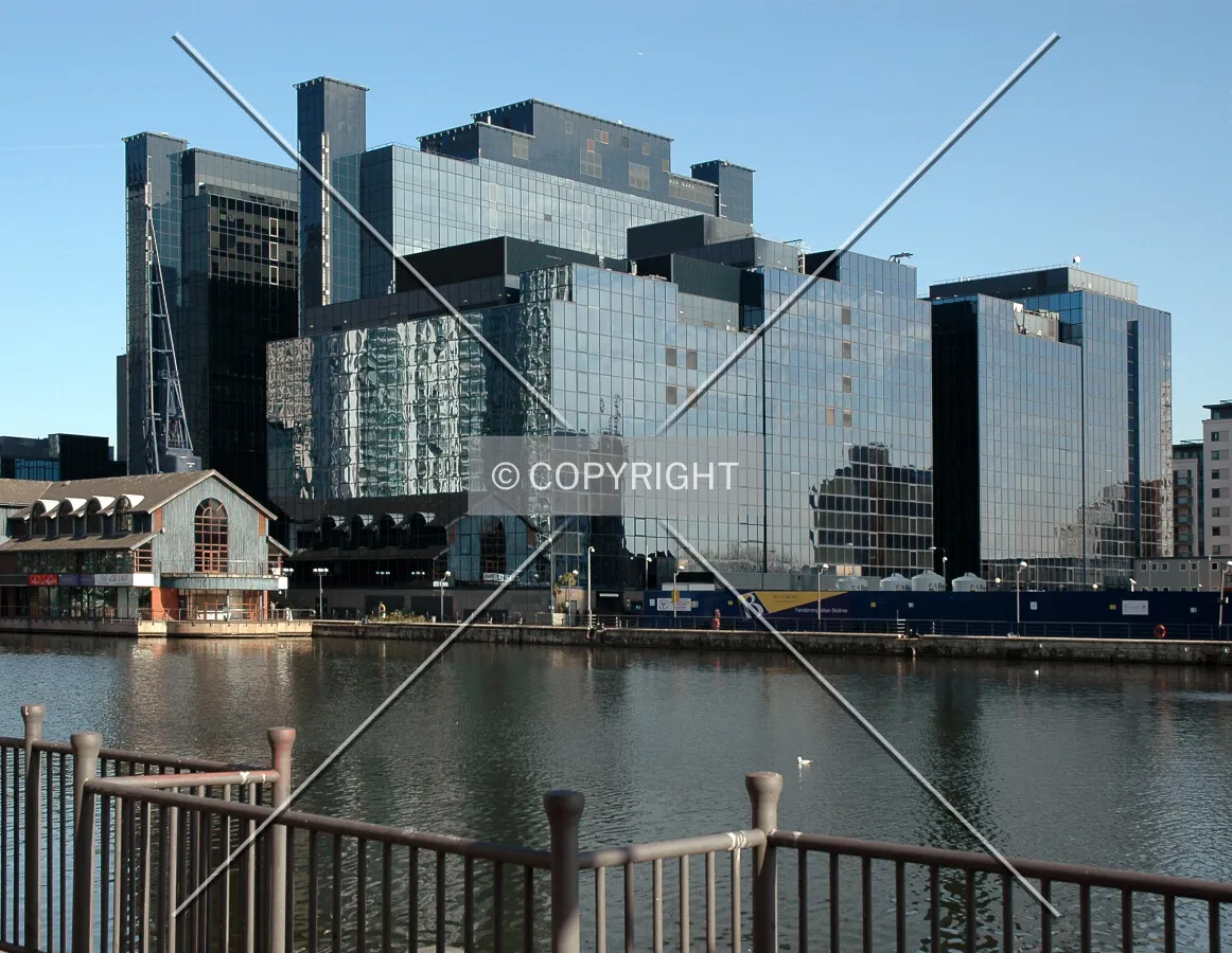 View across Millwall Dock