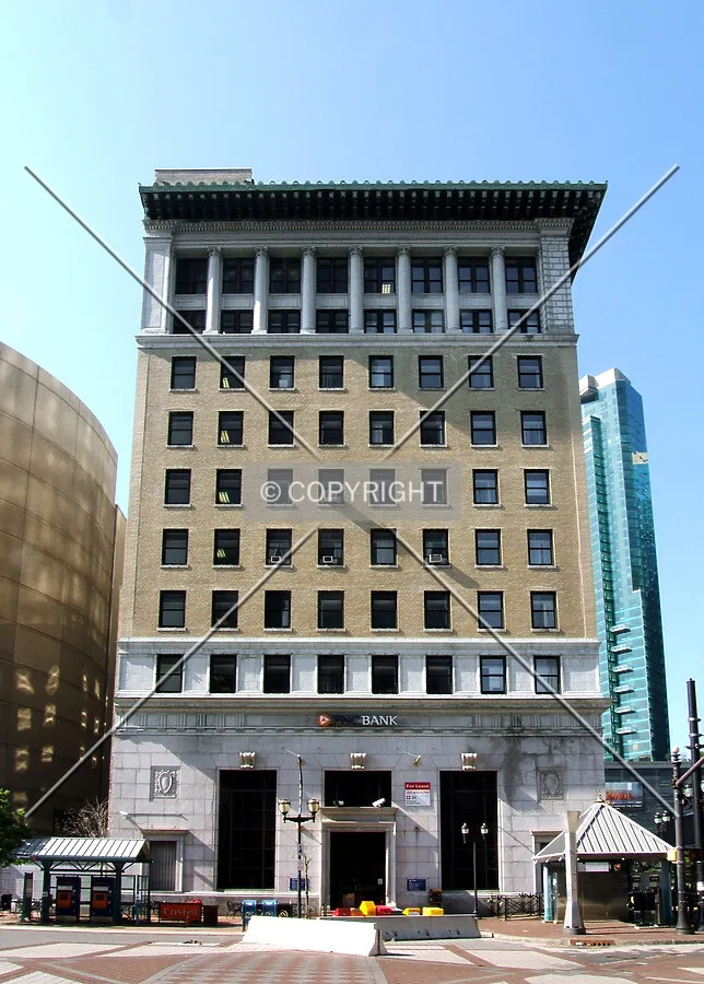 View from the northeast across Exchange Place