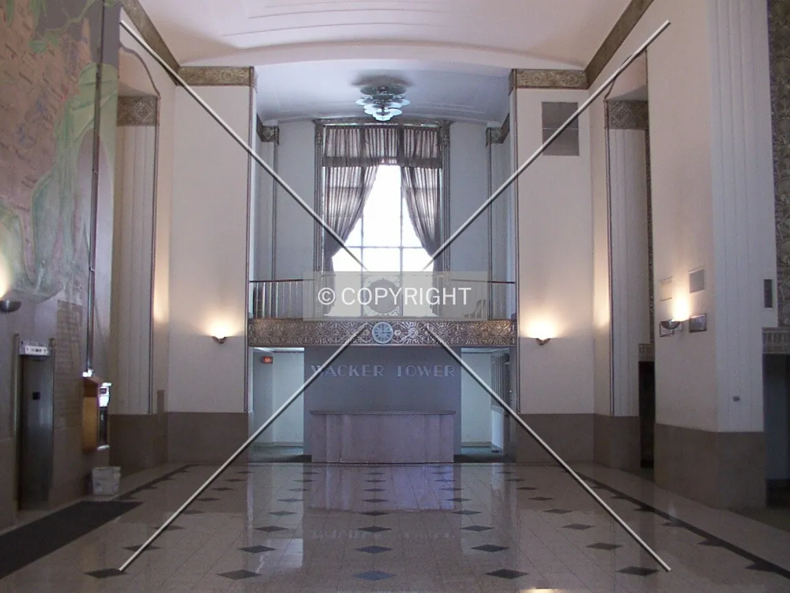 Lobby, facing north