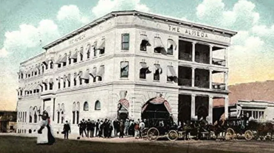 Vintage view from the southwest