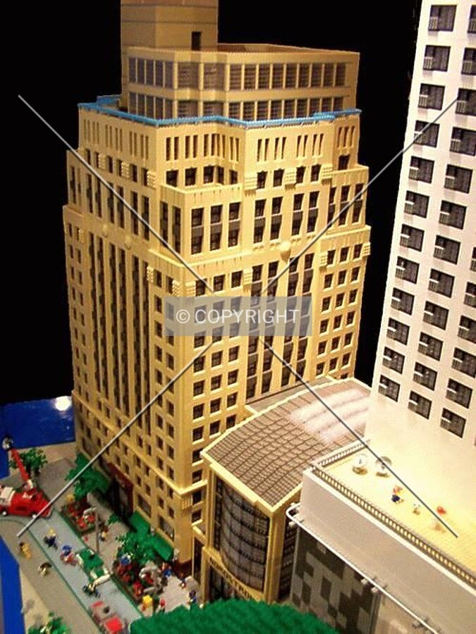 Lego model inside the mall