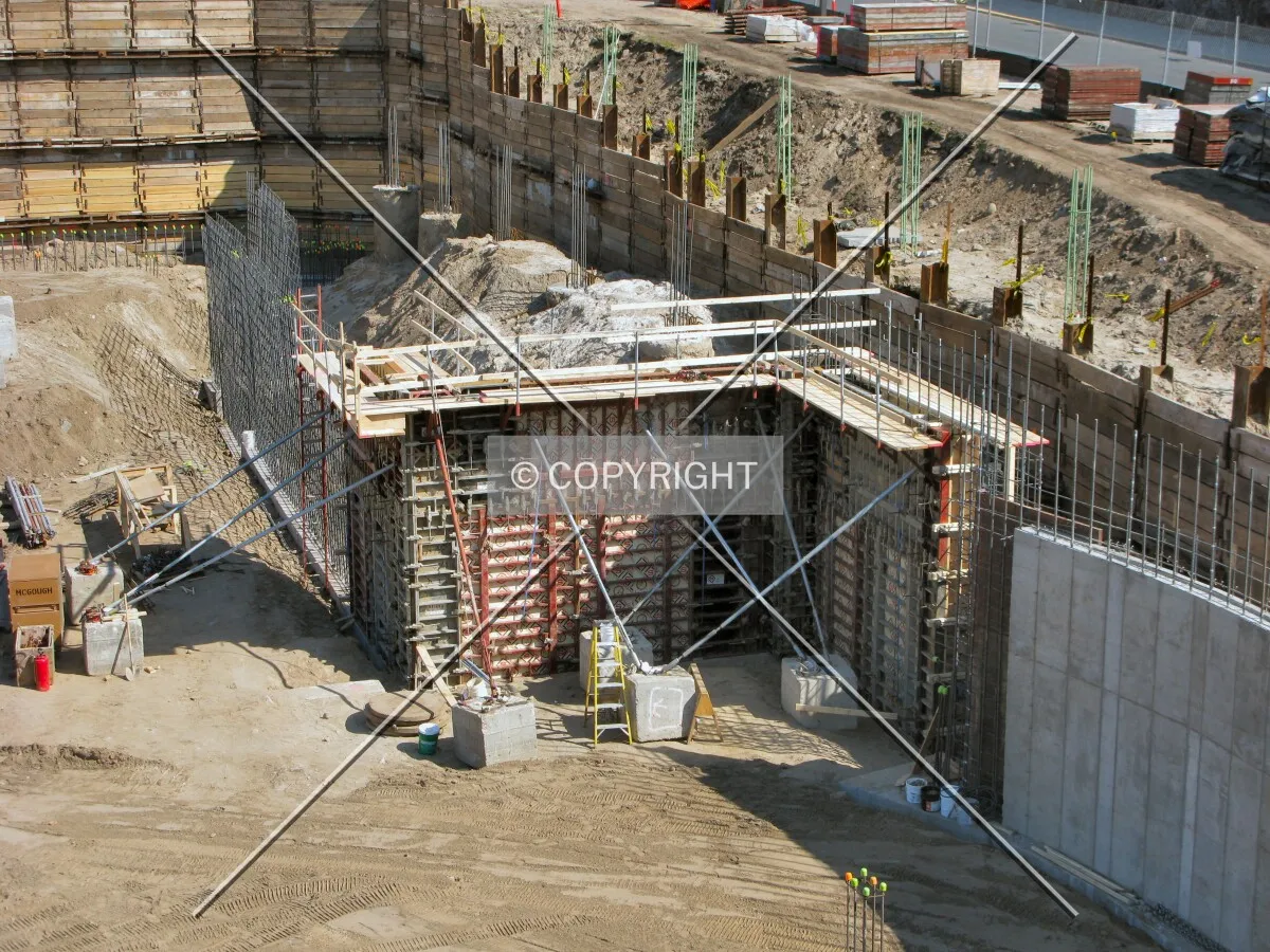 Foundation elements from the Washington Avenue Bridge